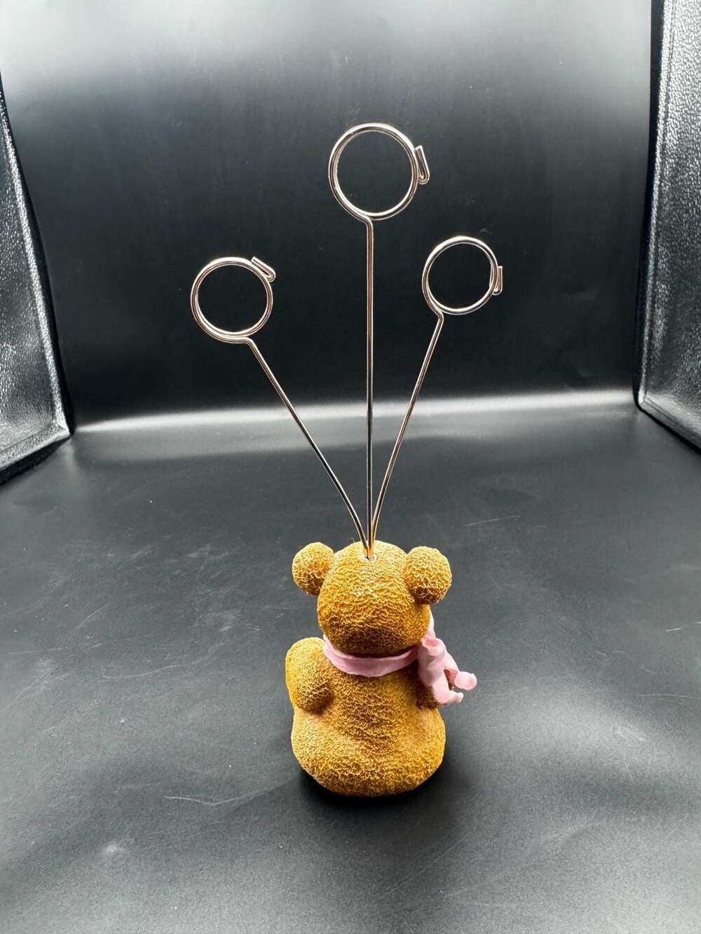 Teddy Bear Balloon And Card Holder Flowers Inc. Hand Painted - Picture 4 of 5